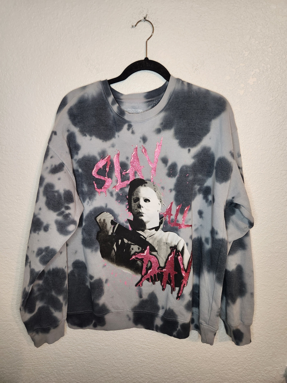 John Carpenter's Halloween size MHalloween Michael Myers Sweatshirt Grey